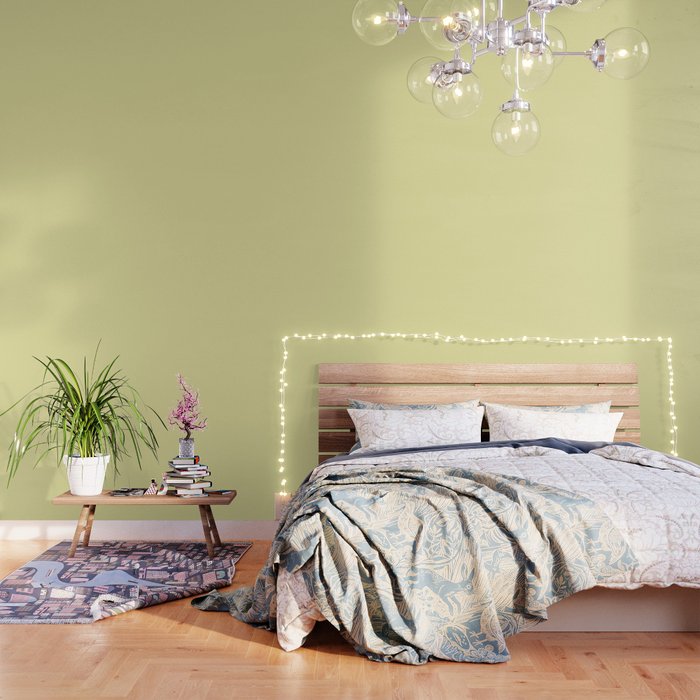 Soft Yellow Solid Color Wallpaper Gallery Image 3
