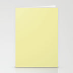 Soft Yellow Solid Color Stationery Card Gallery Image 2