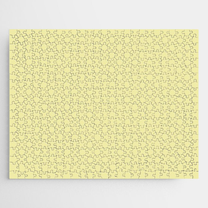 Soft Yellow Solid Color Jigsaw Puzzle Gallery Image 1