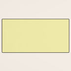Soft Yellow Solid Color Desk Mat Gallery Image 3