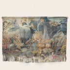 Ocean Life by James M Sommerville 1859 Funky Quirky Cute Cozy Boho Maximalism Maximalist Wall Hanging Gallery Image 1