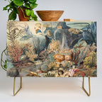 Ocean Life by James M Sommerville 1859 Funky Quirky Cute Cozy Boho Maximalism Maximalist Credenza Gallery Image 1