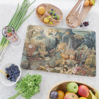 Ocean Life by James M Sommerville 1859 Funky Quirky Cute Cozy Boho Maximalism Maximalist Cutting Board Gallery Image 2