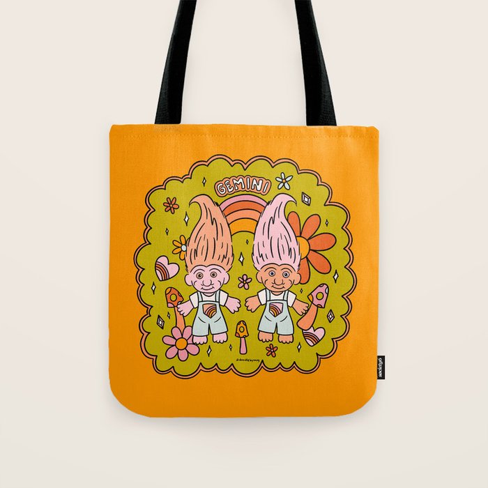 Gemini Troll Tote Bag Gallery Image 1