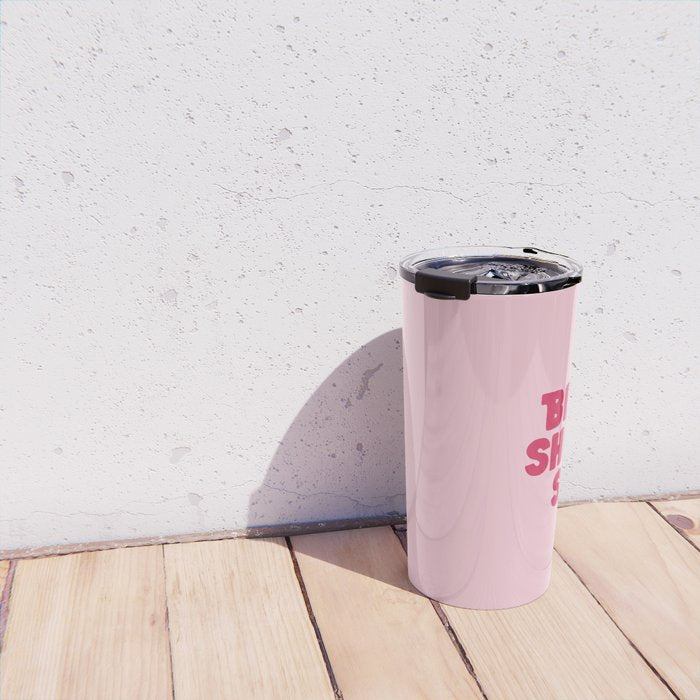She Believed She Could So She Did in Pink Travel Mug Gallery Image 4