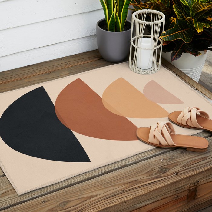 Minimal Shapes No 61 Outdoor Rug Gallery Image 2