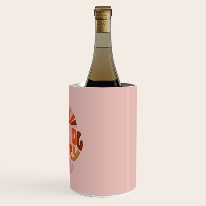 Grateful Everyday - 70s Hippie Style  Wine Chiller Gallery Image 3