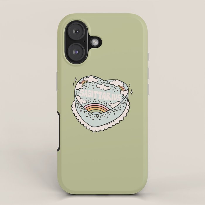 Sagittarius Heart Cake iPhone Case Gallery Image 1