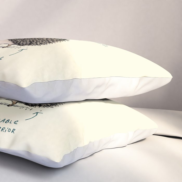 Anatomy of a Hedgehog Pillow Sham Gallery Image 3