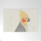 Cockatiel, Bird of Australia Welcome Mat Gallery Image 1