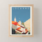 Locarno, Switzerland - Vintage Travel Poster, 1944 Mini Art Print Gallery Image 1