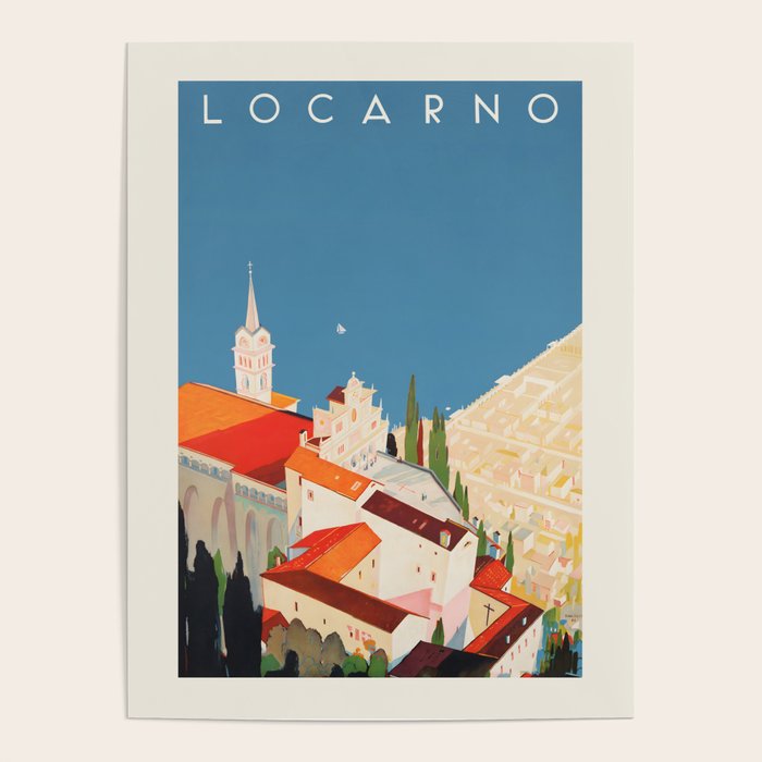Locarno, Switzerland - Vintage Travel Poster, 1944 Poster Gallery Image 4