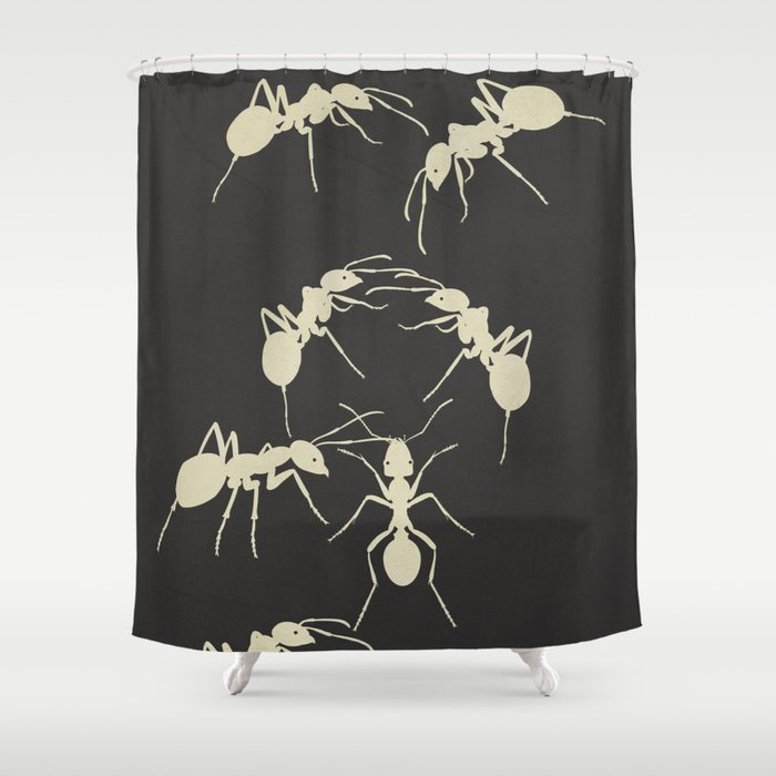 Ants in Formation 6 Shower Curtain Gallery Image 1