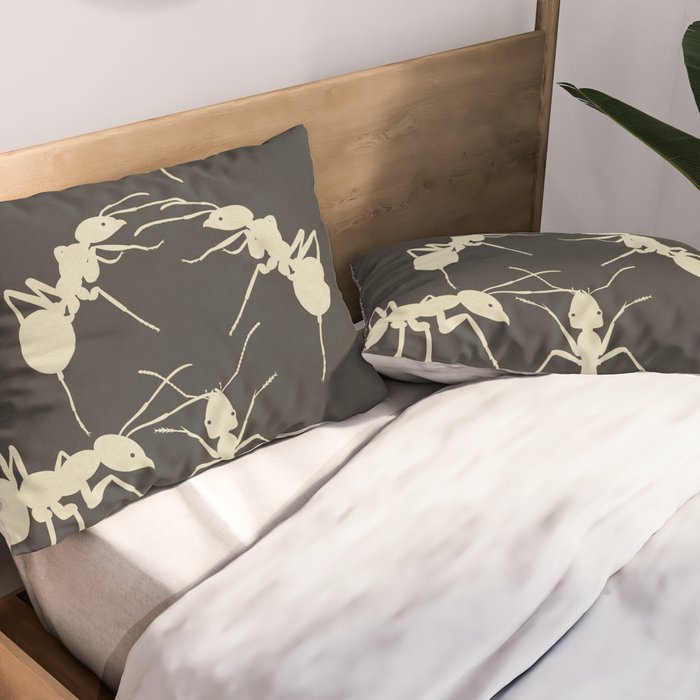 Ants in Formation 6 Pillow Sham Gallery Image 2