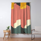 Minimalist Abstract 12 Window Curtain Gallery Image 5