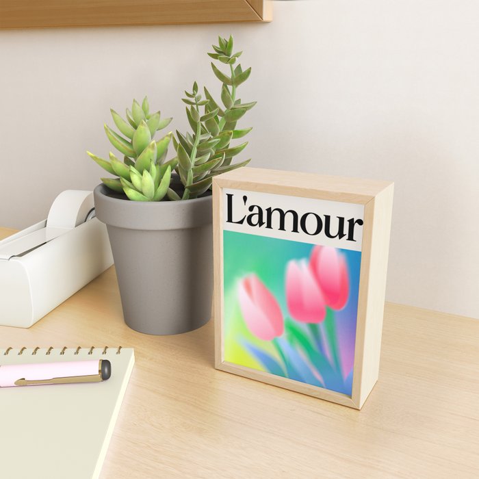 L'amour: Gradient Series 01 Mini Art Print Gallery Image 2