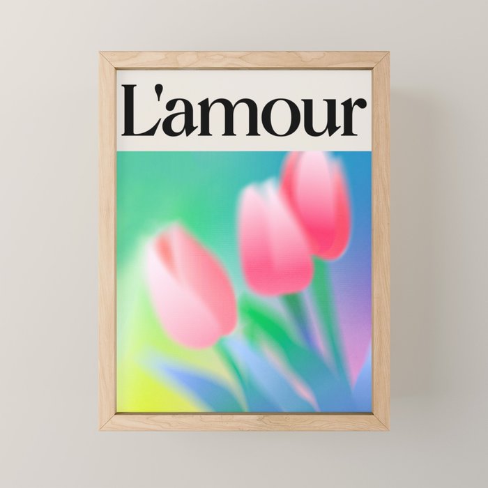 L'amour: Gradient Series 01 Mini Art Print Gallery Image 1