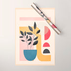 Soft Shapes XXVI Wrapping Paper Gallery Image 1