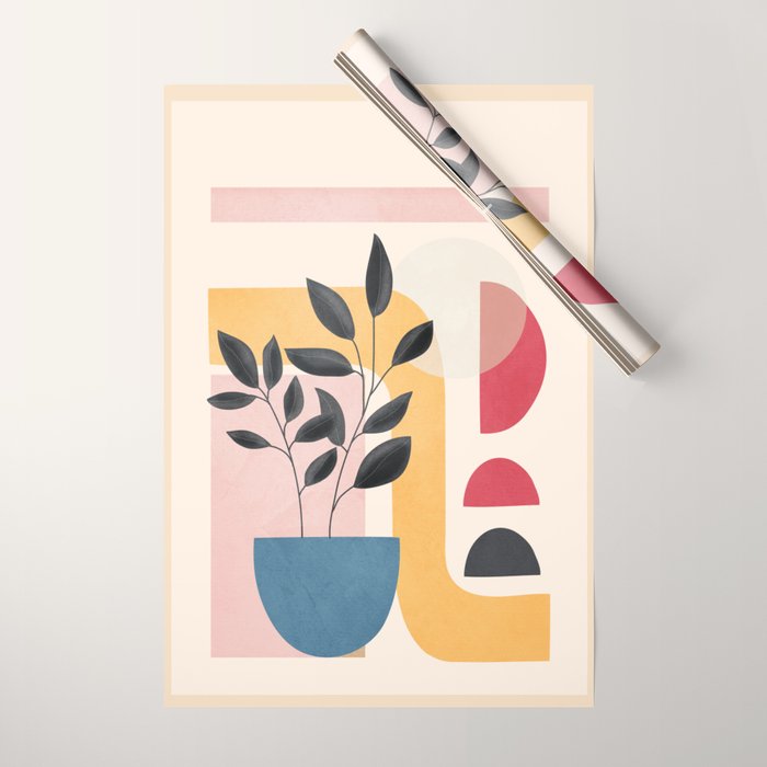 Soft Shapes XXVI Wrapping Paper Gallery Image 1