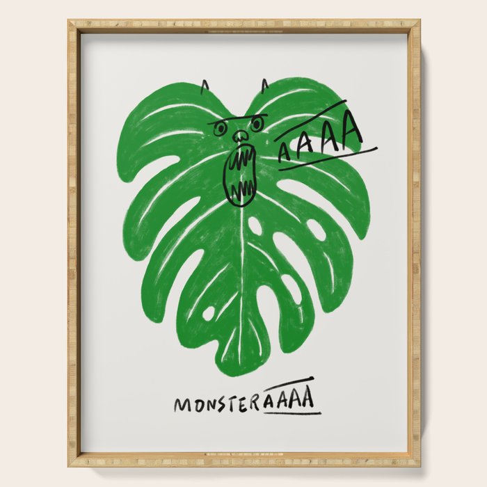 Monstera Serving Tray Gallery Image 1