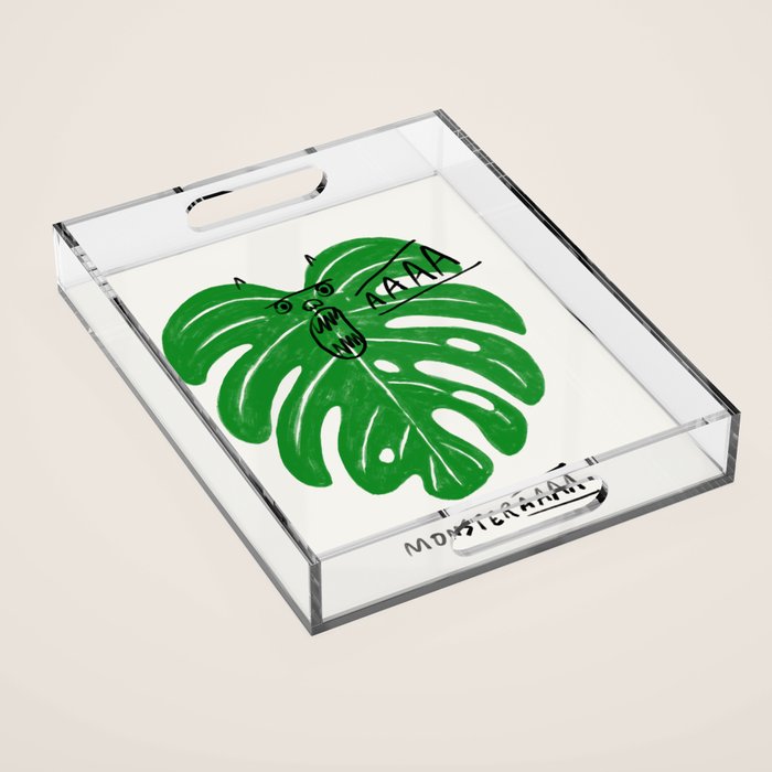 Monstera Acrylic Tray Gallery Image 1