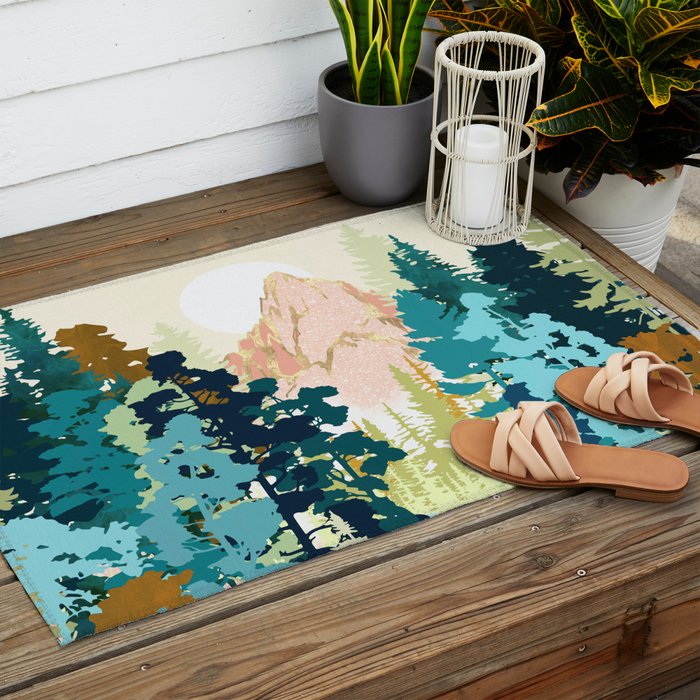 Forest Falls Outdoor Rug Gallery Image 2