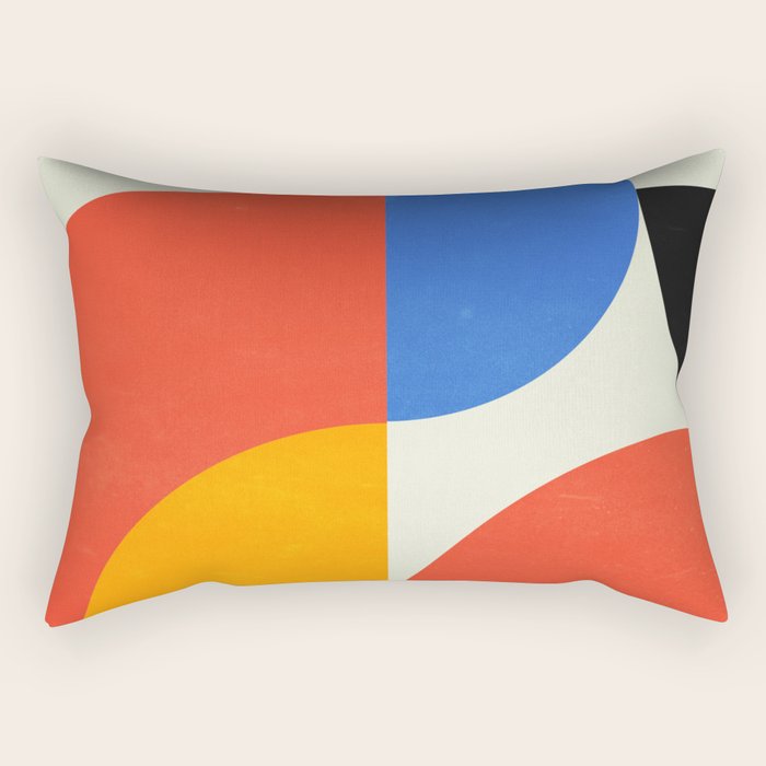 BAUHAUS 02: Exhibition 1923 | Mid Century Series  Rectangular Pillow Gallery Image 1
