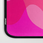 Abstract Yellow Pink Colorful Organic Shapes Laptop Sleeve Gallery Image 3