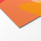 Abstract Yellow Pink Colorful Organic Shapes Welcome Mat Gallery Image 2