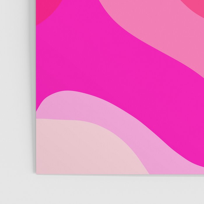 Abstract Yellow Pink Colorful Organic Shapes Poster Gallery Image 3