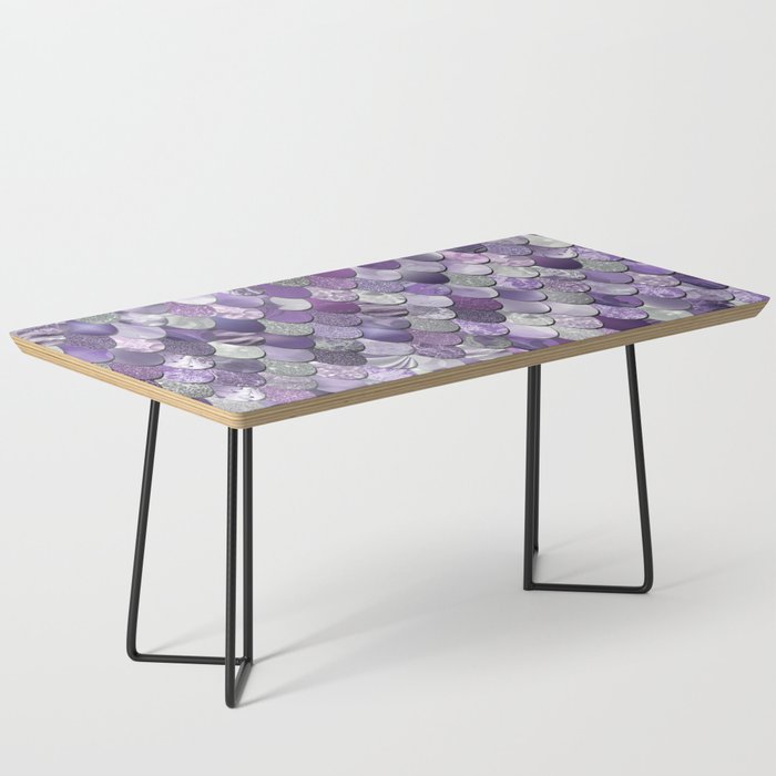 Mermaid Purple and Silver Coffee Table Gallery Image 1