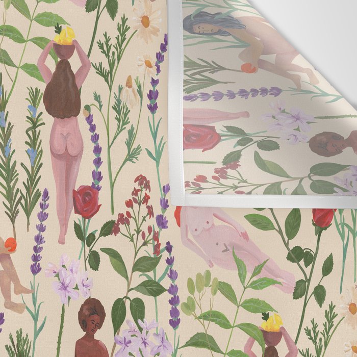 Aromatherapy Garden Wall Tapestry Gallery Image 3
