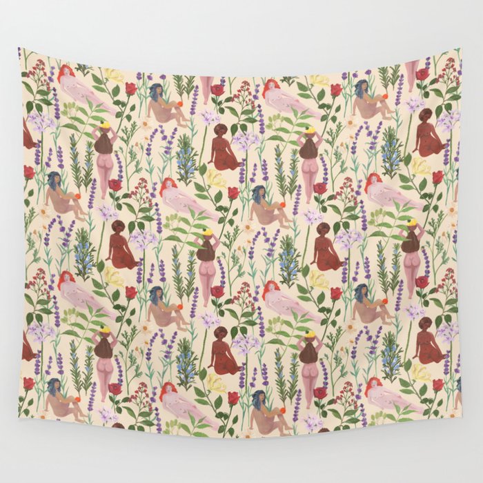 Aromatherapy Garden Wall Tapestry Gallery Image 4