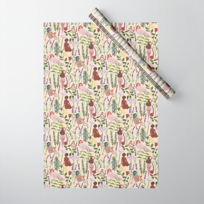 Aromatherapy Garden Wrapping Paper Gallery Image 1