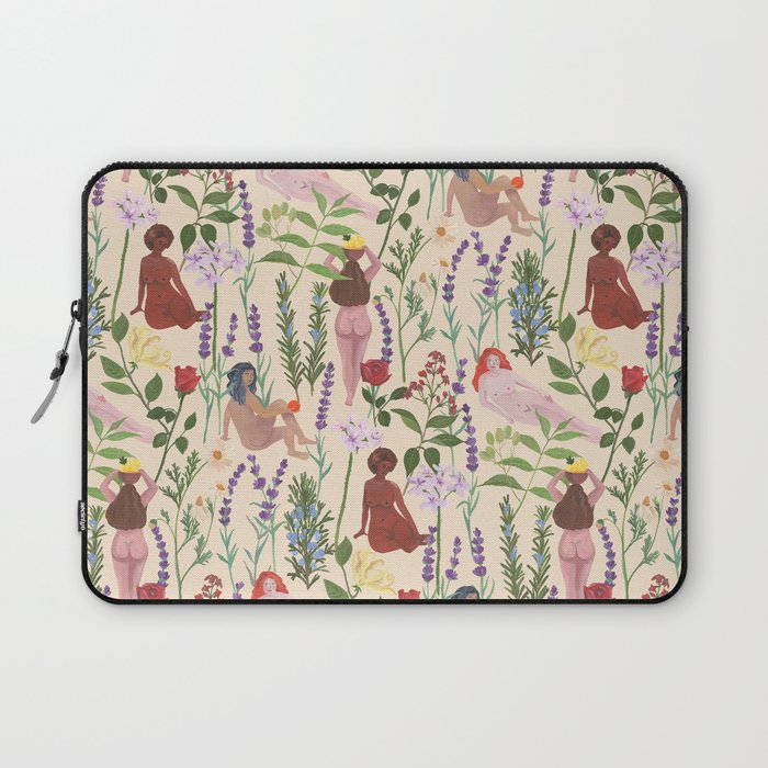 Aromatherapy Garden Laptop Sleeve Gallery Image 1