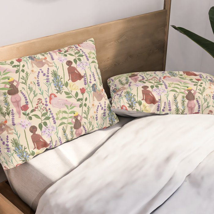Aromatherapy Garden Pillow Sham Gallery Image 2