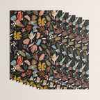 Abstract shapes of dark modern nature Wrapping Paper Gallery Image 3