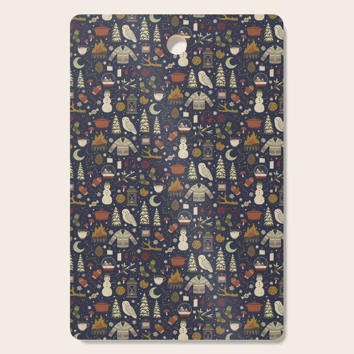 Winter Nights Cutting Board Gallery Image 1
