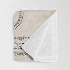 Baseball Patent - Softball Art - Antique Throw Blanket Gallery Image 3
