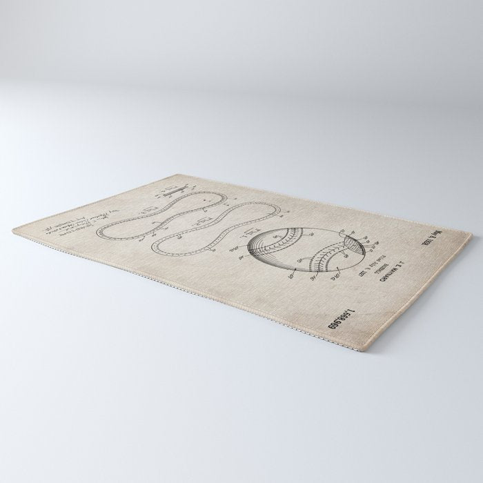 Baseball Patent - Softball Art - Antique Rug Gallery Image 3