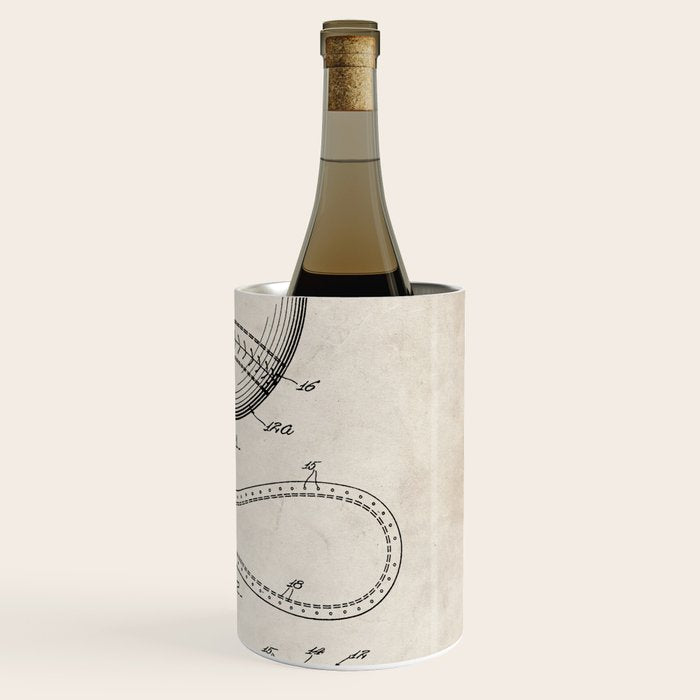 Baseball Patent - Softball Art - Antique Wine Chiller Gallery Image 3