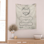 Baseball Patent - Softball Art - Antique Wall Tapestry Gallery Image 2