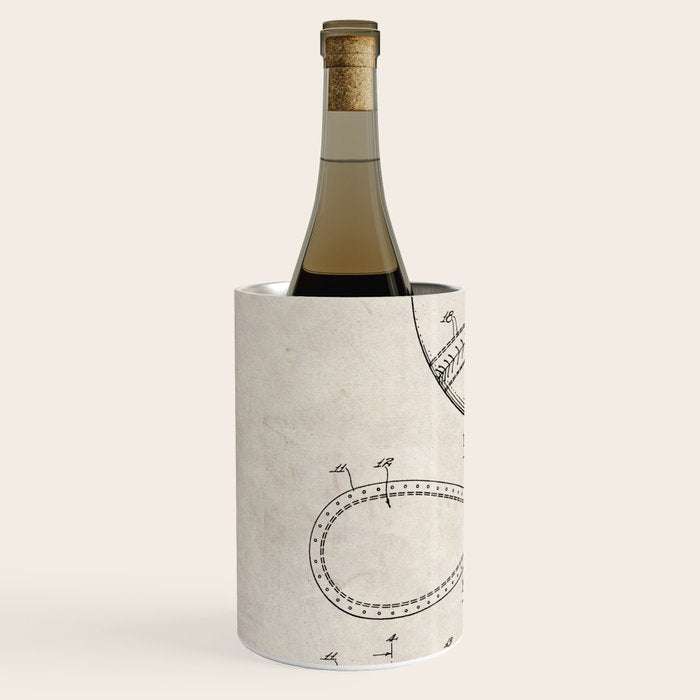 Baseball Patent - Softball Art - Antique Wine Chiller Gallery Image 2