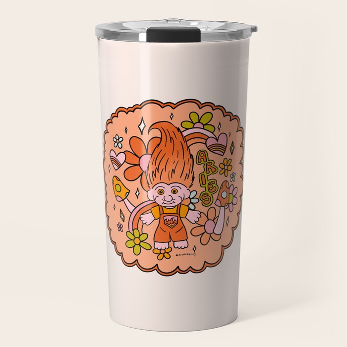Aries Troll Travel Mug Gallery Image 1