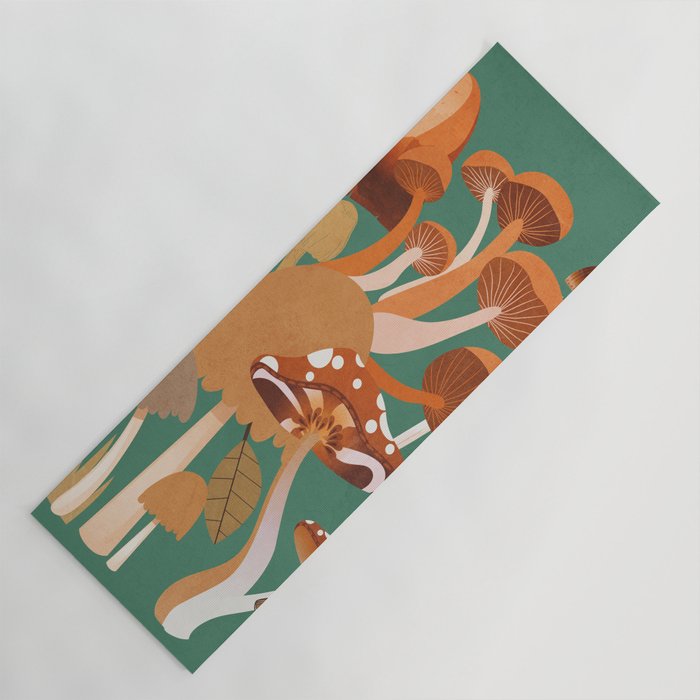 Mushrooms 4 Yoga Mat Gallery Image 1