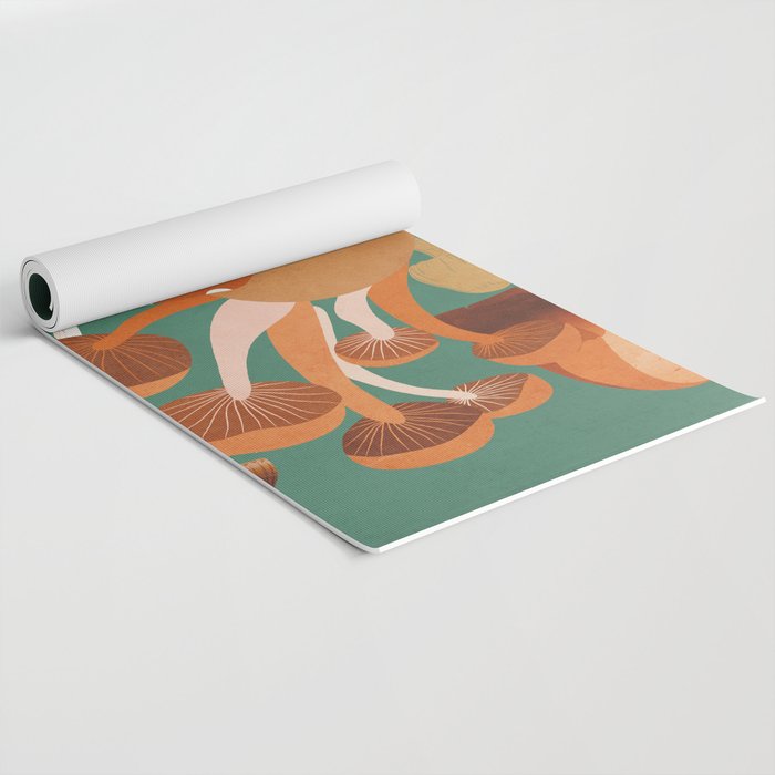 Mushrooms 4 Yoga Mat Gallery Image 2