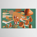 Mushrooms 4 Tablecloth Gallery Image 2