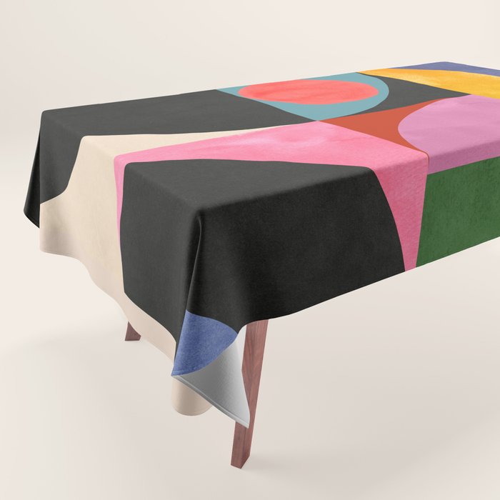 Geometric Shapes 150 Tablecloth Gallery Image 1