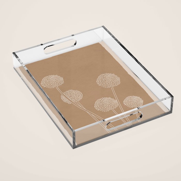 Dandelions 5 Acrylic Tray Gallery Image 1