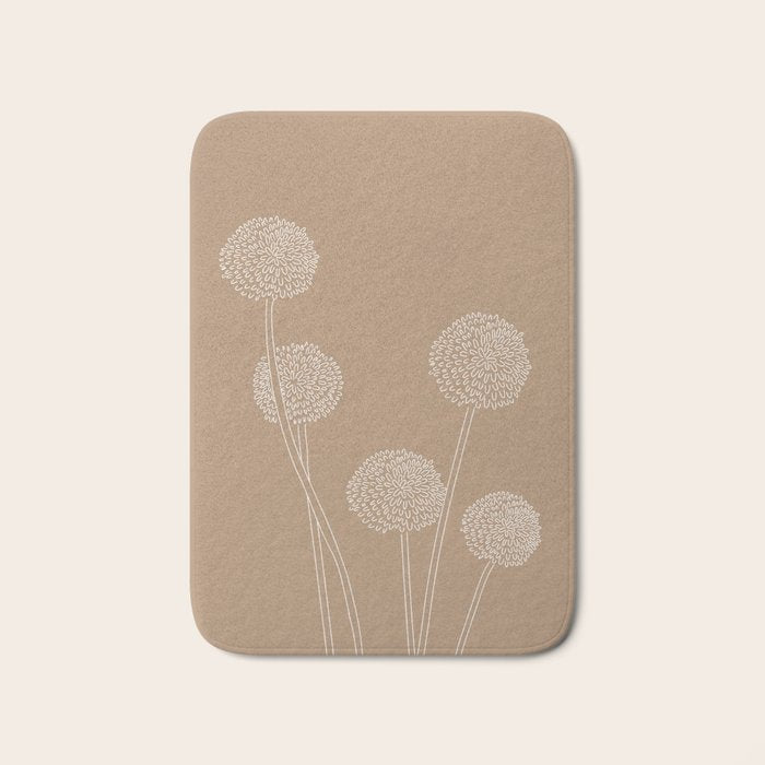 Dandelions 5 Bath Mat Gallery Image 1